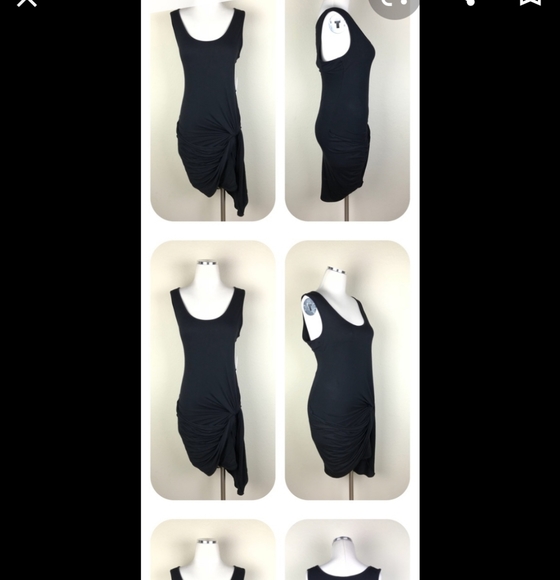 Sttela Luce Casual  asymmetrical black dress - Picture 10 of 10